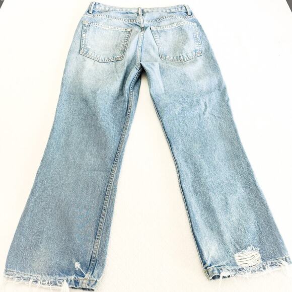 GRLFRND Linda Straight Leg Denim Jeans Light Wash GF4056291 Size 29 - Picture 3 of 11